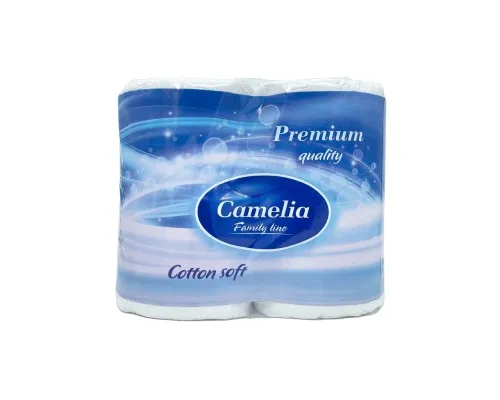 Туалетний папір Camelia Premium 3 шари 4 рулони (8606111248014)