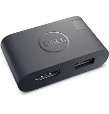 Порт-реплікатор Dell DA20 USB-C to HDMI/2.0, USB-A/3.0 (470-BCKQ)