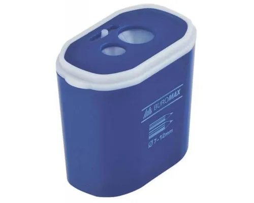 Точилка Buromax with a container, large, double, plastic (BM.4776)
