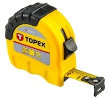Рулетка Topex стальная лента 5 м x 19 мм (27C305)