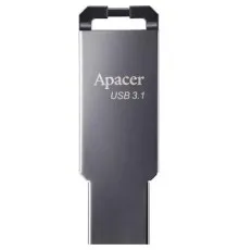 USB флеш накопичувач Apacer 32GB AH360 Ashy USB 3.1 Gen1 (AP32GAH360A-1)