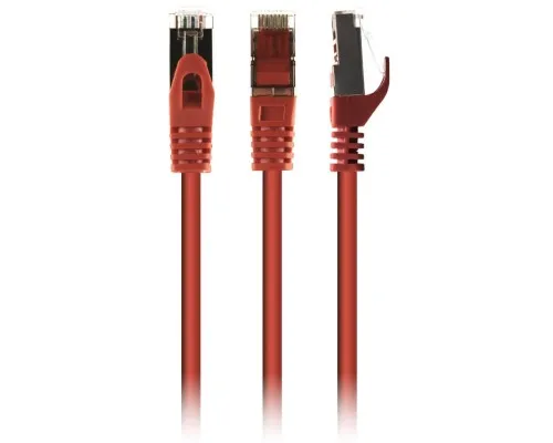 Патч-корд 3м S/FTP Cat 6A CU LSZH red Cablexpert (PP6A-LSZHCU-R-3M)