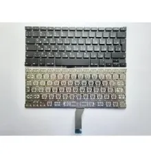 Клавіатура ноутбука Apple Macbook Air 13.3" A1369(2011+),A1466 черная,подсв (A46036)