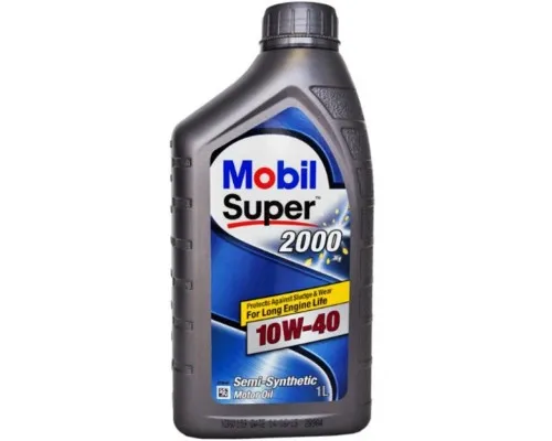 Моторное масло Mobil SUPER 2000 10W40 1л (MB 10W40 2000 1L)