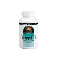 Витамин Source Naturals Витамин D-3 2000IU, 200 капсул (SNS-02145)