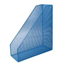 Лоток для бумаг Buromax вертикальный, металлический, синий (BM.6260-02)