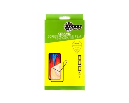 Скло захисне Dengos Ceramic Film для Samsung Galaxy M32 (black) (TGCF-08)