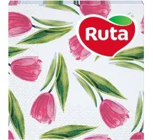 Серветки столові Ruta 33х33 см 2 шари з принтом Весняна палітра 20 шт. (4820202891802)
