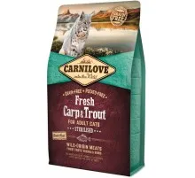 Сухий корм для кішок Carnilove Fresh Carp and Trout Sterilised for Adult cats 2 кг (8595602527441)