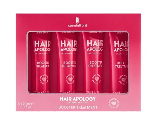 Сироватка для волосся Lee Stafford Hair Apology Інтенсивне лікування 4 х 20 мл (5060282702745)