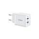 Зарядний пристрій Choetech 2xUSB-C 40W PD/QC/PPS (Q5006-EU-WH)