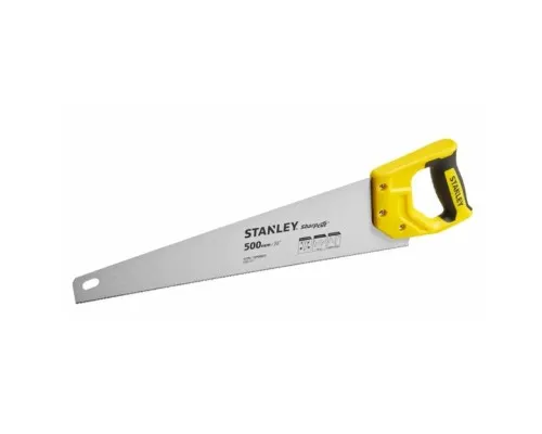 Ножовка Stanley SHARPCUT с закаленными зубьями, L=500мм, 11 tpi. (STHT20371-1)