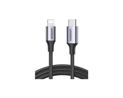 Дата кабель USB-C to Lightning 1.5m US304 MFI White Ugreen (US304/70524)