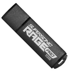 USB флеш накопичувач Patriot 512GB Supersonic Rage Pro USB 3.2 (PEF512GRGPB32U)
