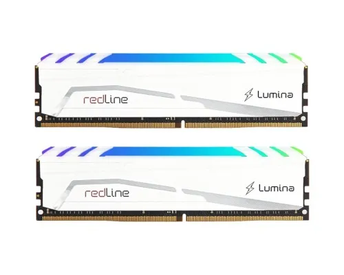 Модуль памяті для компютера DDR5 32GB (2x16GB) 6800 MHz Redline RGB White Mushkin (MLB5C680CKKP16GX2)