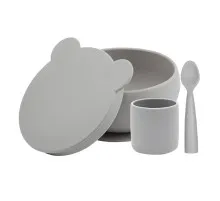 Набор детской посуды MinikOiOi BLW Set I - Powder Grey (101070052)