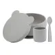 Набор детской посуды MinikOiOi BLW Set I - Powder Grey (101070052)