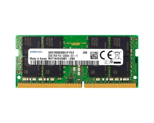 Модуль памяті для ноутбука SoDIMM DDR4 32GB 3200 MHz Samsung (M471A4G43BB1-CWE)
