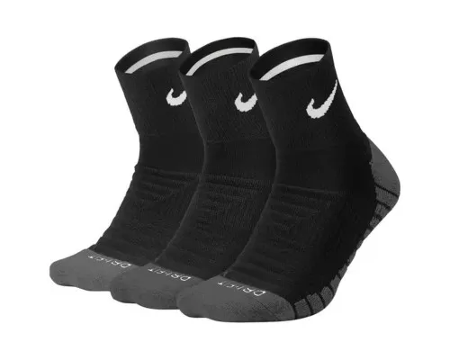 Шкарпетки Nike U NK EVRY MAX CUSH ANKLE 3PR SX5549-010 46-50 3 пари Чорні (091206422925)