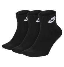 Шкарпетки Nike U NK NSW EVRY ESSENTIAL ANKLE 3PR SK0110-010 34-38 3 пари Чорні (193145890510)