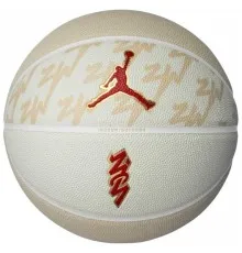 М'яч баскетбольний Nike Jordan All Court 8P Z Williamson Deflated J.100.4141.720.07 Уні 7 Білий/Золотий (887791163417)