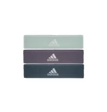 Еспандер Adidas Resistance Band Set (L, M, H) ADTB-10711 Набір Зелений, Фіолетовий, Темно-синій (885652018753)