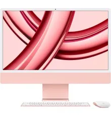 Компьютер Apple A2873 24" iMac Retina 4.5K / Apple M3 with 10-core GPU, 256SSD, Pink (MQRT3UA/A)