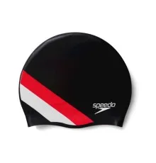 Шапка для плавания Speedo Rev Moud Silc Cap AU чорний, червоний 8-0933714662 OSFM (5059937304472)
