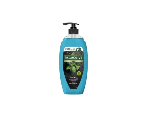 Гель для душа Palmolive Men Sport Эфирные масла мяты и листьев кедра 750 мл (8693495048712)