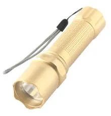 Фонарь Quantum Minik gold 3W LED з USB 40шт/уп (QM-FL1044-B)