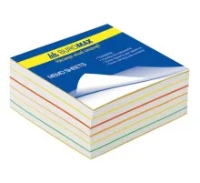 Папір для нотаток Buromax Rainbow 80х80х30мм, glued (BM.2232)