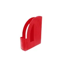 Лоток для бумаг Арника вертикальный, пластиковый, красный (80522)