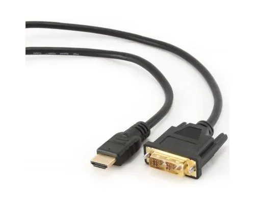 Кабель мультимедійний HDMI to DVI 18+1pin M, 1.8m Cablexpert (CC-HDMI-DVI-6)