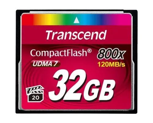 Карта памяті Transcend 32GB 800x (TS32GCF800)