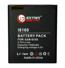 Акумуляторна батарея Extradigital Samsung GT-i8160 Galaxy Ace 2 (1550 mAh) (BMS6301)