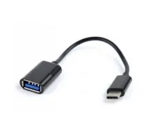 Перехідник OTG USB 2.0 AF to USB-C 0.2m Cablexpert (A-OTG-CMAF2-01)