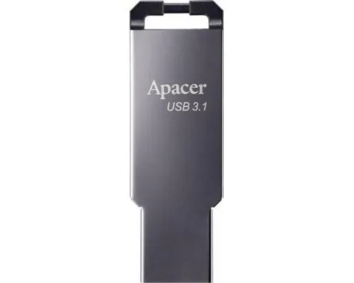 USB флеш накопичувач Apacer 64GB AH360 Ashy USB 3.1 Gen1 (AP64GAH360A-1)