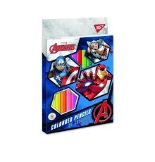 Олівці кольорові Yes Marvel 18 шт. 36 кольорів (290607)