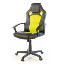 Офисное кресло Аклас Анхель PL TILT чёрно-салатовый (20999)