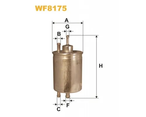 Фільтр паливний Wixfiltron WF8175