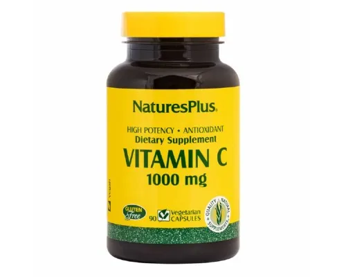 Вітамін Natures Plus Вітамін C, Vitamin C, 1000 мг, Nature's Plus, 90 вегетаріанс (NTP2312)