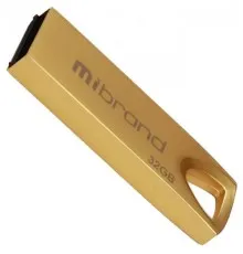 USB флеш накопичувач Mibrand 32GB Taipan Gold USB 2.0 (MI2.0/TA32U2G)