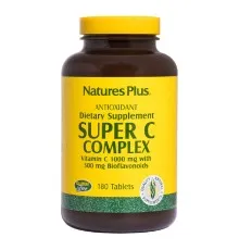 Вітамін Natures Plus Супер Комплекс Вітаміну С, Super C Complex, 1000 мг, Nature' (NTP2478)