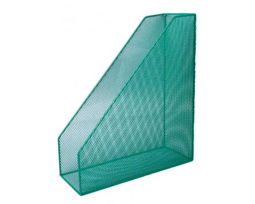 Лоток для бумаг Buromax вертикальный, металлический, зеленый (BM.6260-04)
