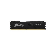 Модуль пам'яті для комп'ютера DDR4 16GB 2666 MHz FURY Beast Black Kingston Fury (ex.HyperX) (KF426C16BB/16)