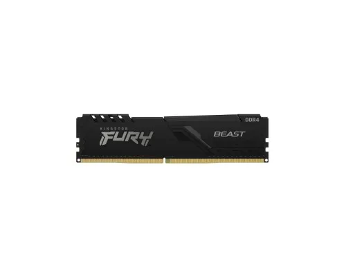 Модуль памяті для компютера DDR4 16GB 2666 MHz FURY Beast Black Kingston Fury (ex.HyperX) (KF426C16BB/16)