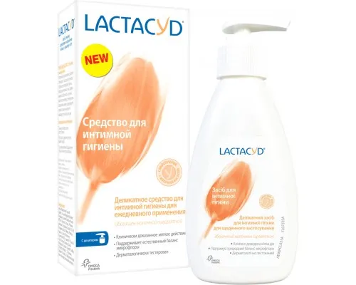 Гель для інтимної гігієни Lactacyd з дозатором 200 мл (5391520943188)