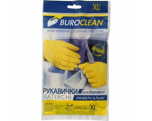 Перчатки хозяйственные Buroclean размер XL 1 пара (4823078930781)