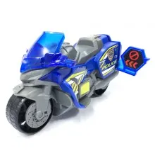 Спецтехніка Dickie Toys Поліцейський мотоцикл з висувним знаком (3302031)