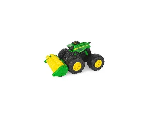 Спецтехника John Deere Kids Monster Treads с молотилкой и большими колесами (47329)